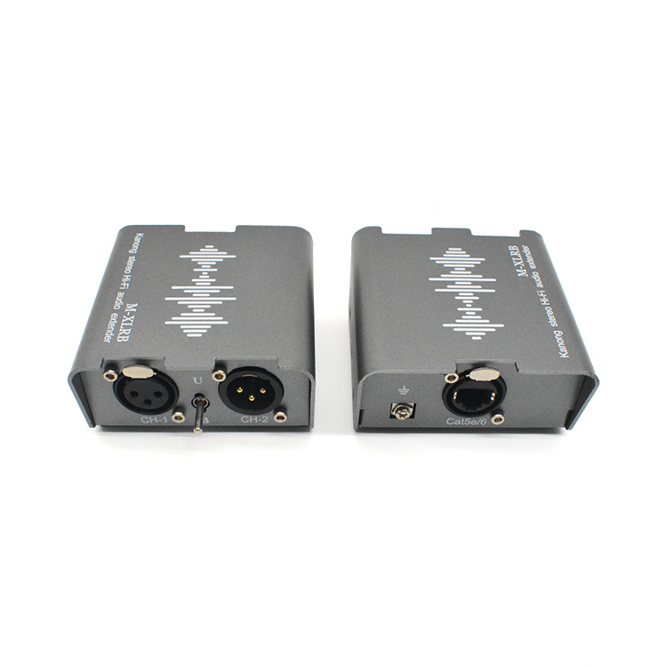 M-XLRB 双卡农 (XLR) 立体声音频扩展器（Cat5e/6）