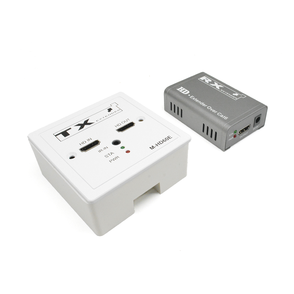 M-HD60E 86 面板高清延长器（Cat5e/6）