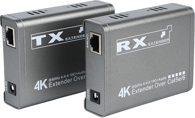M-HK60 4K@60Hz 50M Cat5e/6 延长器 带音频 IR 环路输出 4K 视频发射器