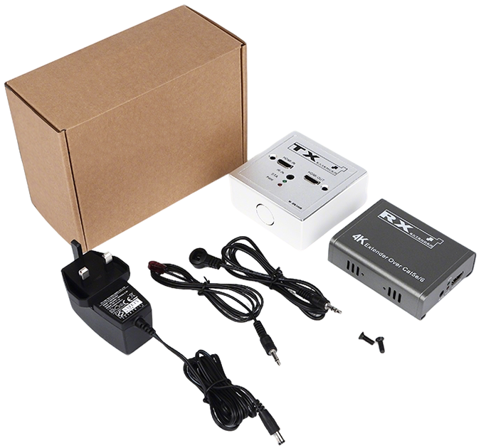 M-HK100B 4K@30Hz 100M 即插即用壁挂式视频信号延长器