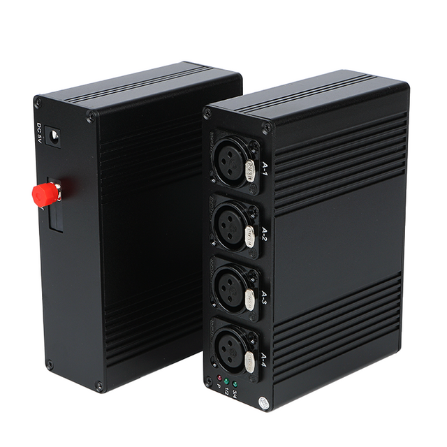 M-CF04 数字四通道 XLR 音频光纤延长器