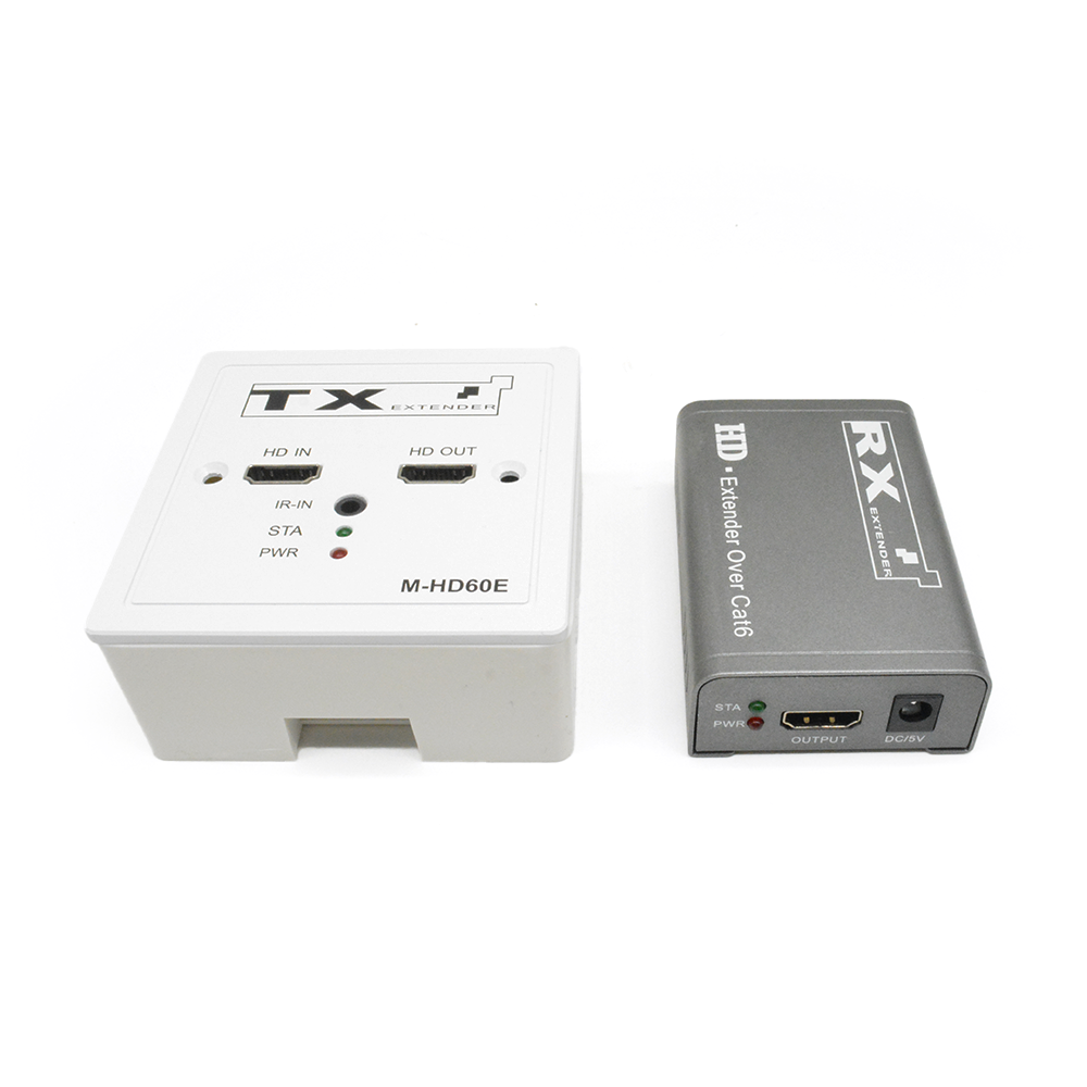 M-HD60E 86 面板高清延长器（Cat5e/6）
