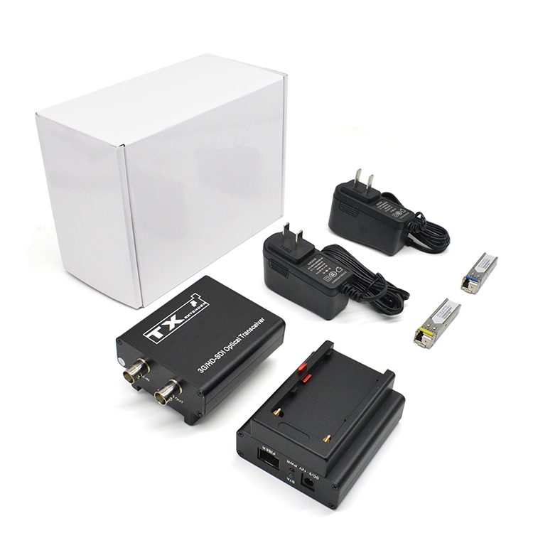 M-SD100PRO 3G/HD-SDI 可选电池光纤延长器