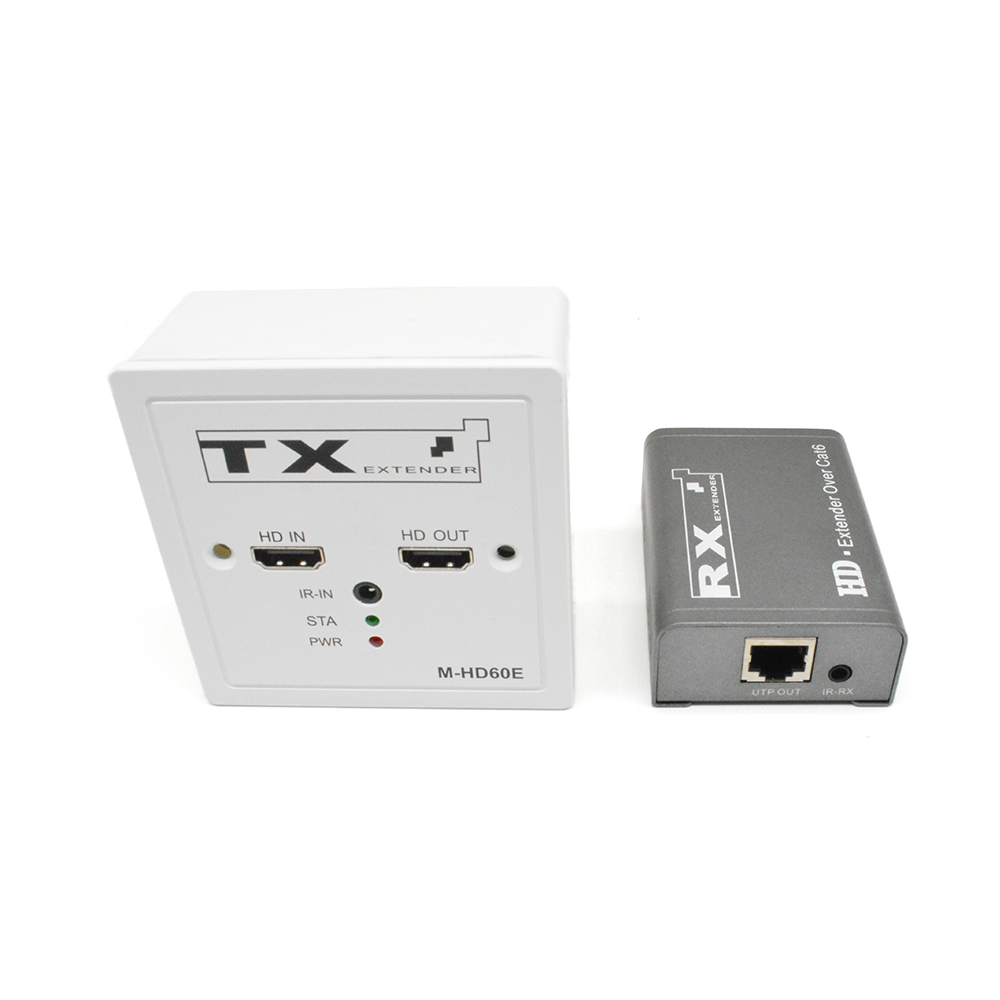 M-HD60E 86 面板高清延长器（Cat5e/6）