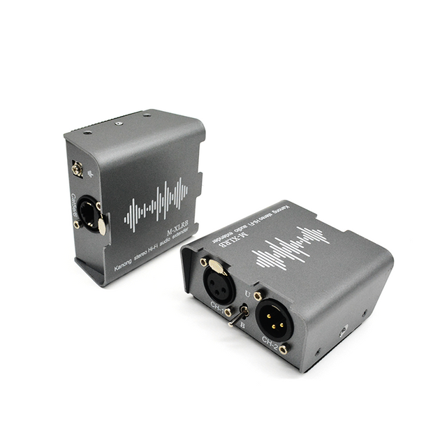 M-XLRB 双卡农 (XLR) 立体声音频扩展器（Cat5e/6）