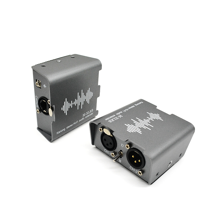 M-XLRB 双卡农 (XLR) 立体声音频扩展器（Cat5e/6）