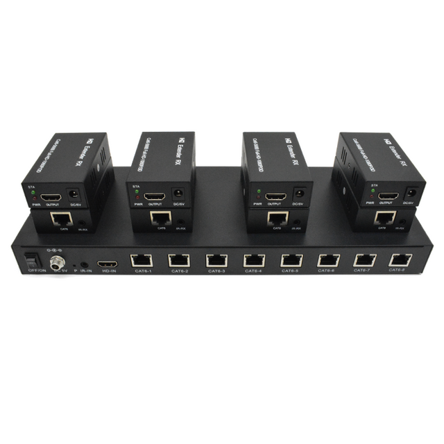 M-HD608 8 类六类高清延长器