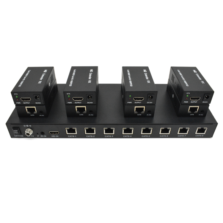 M-HD608 8 类六类高清延长器