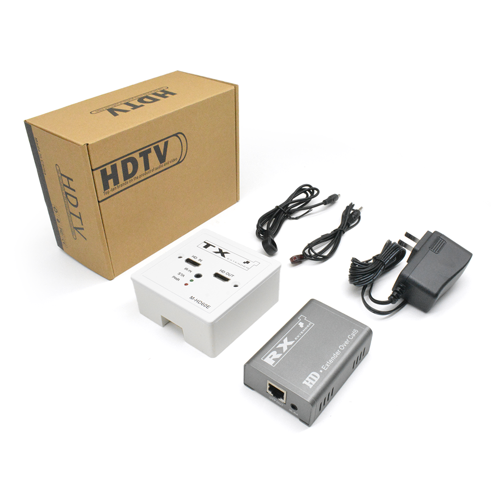 M-HD60E 86 面板高清延长器（Cat5e/6）