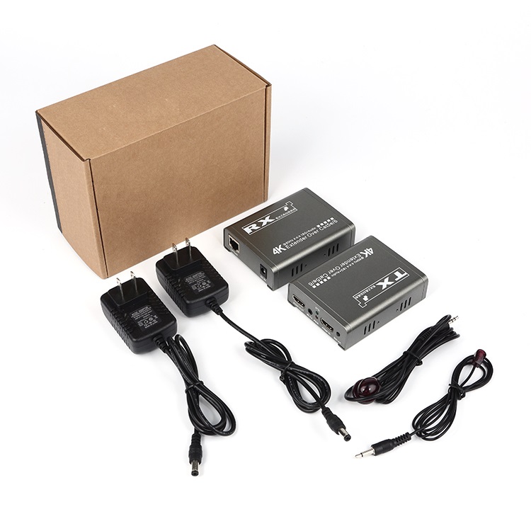 M-HK60 4K@60Hz 50M Cat5e/6 延长器 带音频 IR 环路输出 4K 视频发射器