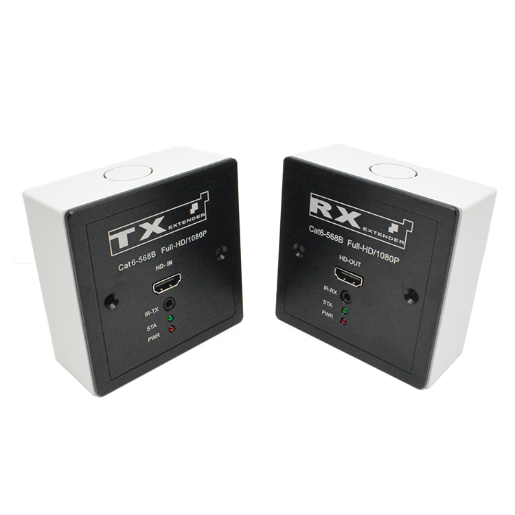 M-HD60BP 1080P POC 红外控制 86面板HD网线传输器