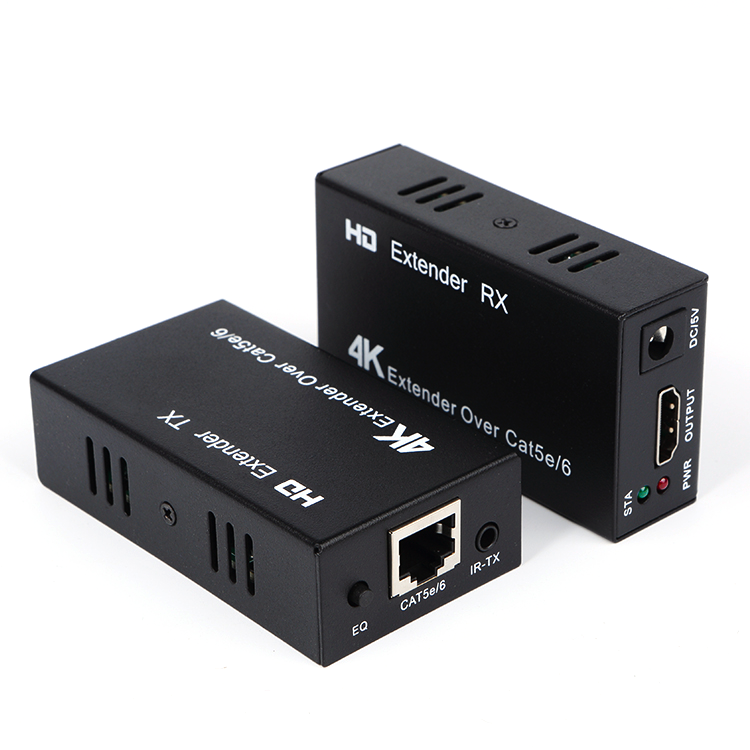 M-HK100A Cat5e/6 4K 高清延长器，带红外控制 