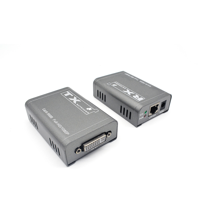 M-DH60 60m 1080P DVI 延长器 Over Cat6 带 PoC HDCP1.2
