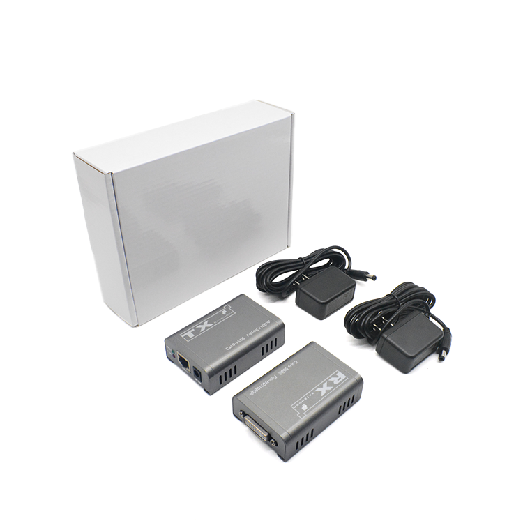 M-DH60 60m 1080P DVI 延长器 Over Cat6 带 PoC HDCP1.2
