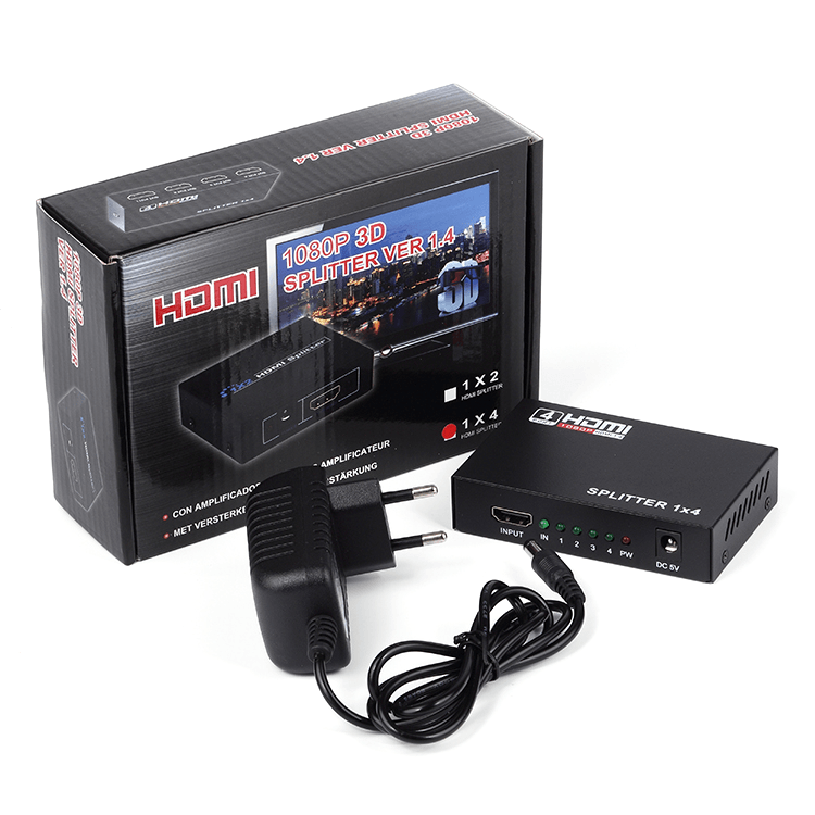 M-HD104L 高清 1x4 分配器