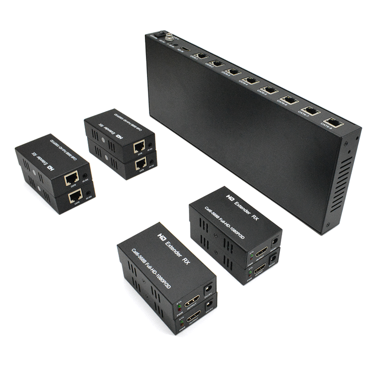 M-HD608 8 类六类高清延长器