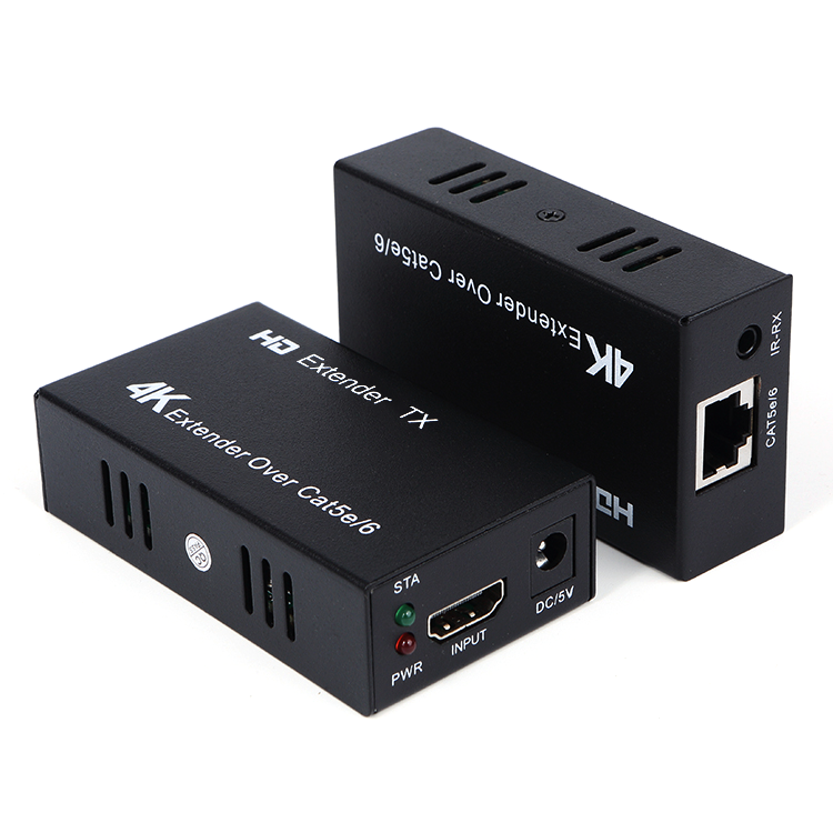 M-HK100A Cat5e/6 4K 高清延长器，带红外控制 