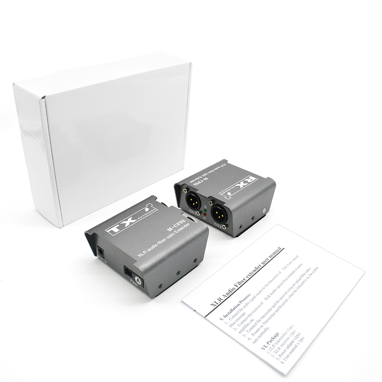 M-CF02 数字两路XLR音频光纤延长器