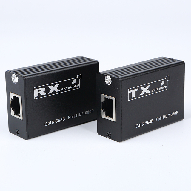 M-HD30 30m 1080P 高清延长器 Cat6 电缆即插即用，无需电源，适用于安防系统