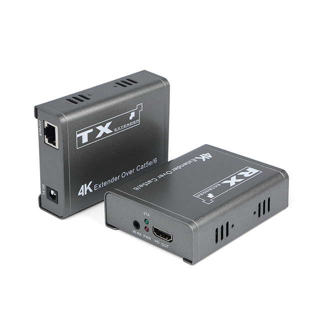 M-HK100 4K@30Hz 100M UTP 延长器 红外传输 ESD 保护 视频延长器套件