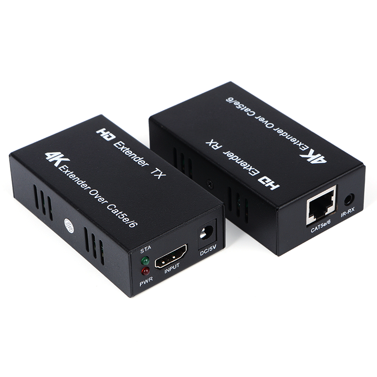 M-HK100A Cat5e/6 4K 高清延长器，带红外控制 