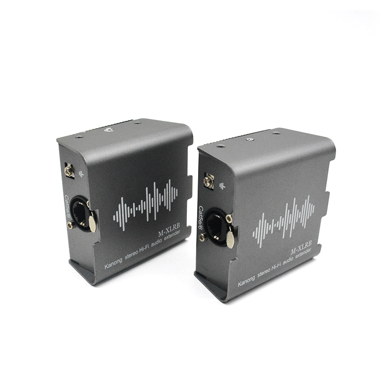 M-XLRB 双卡农 (XLR) 立体声音频扩展器（Cat5e/6）