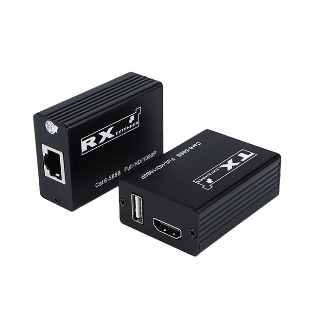 M-HD30U 1080P KVM 无需电源 HD网线传输器