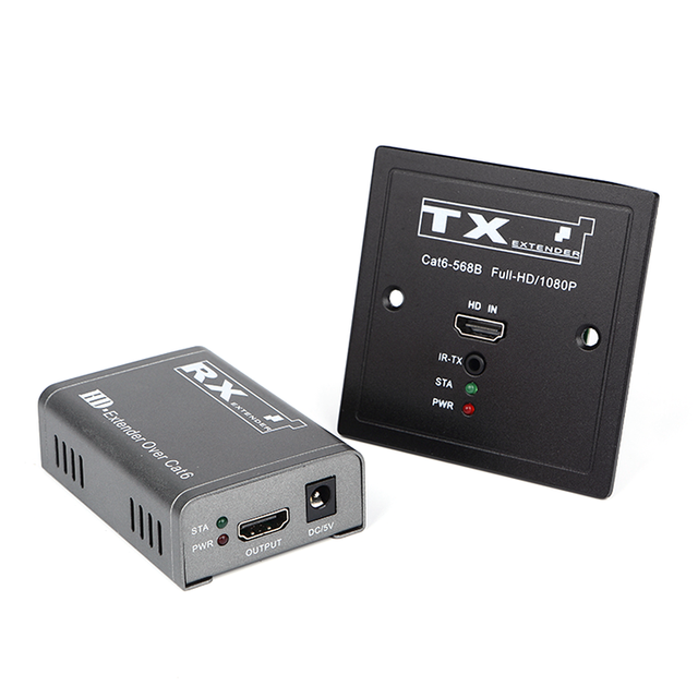 M-HD60B 86面板HD网线延长器