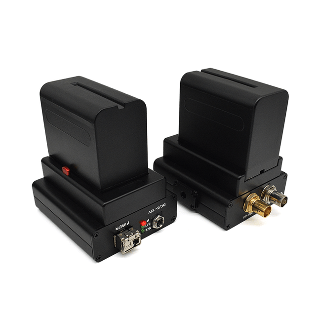 M-SD200A PRO 4K/12G 20公里 可装电池 双向SDI光纤传输器