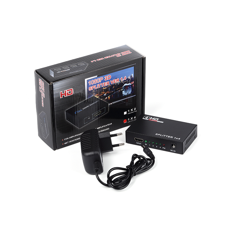 M-HD104L 1080P 全高清3D 1×4 HD分配器