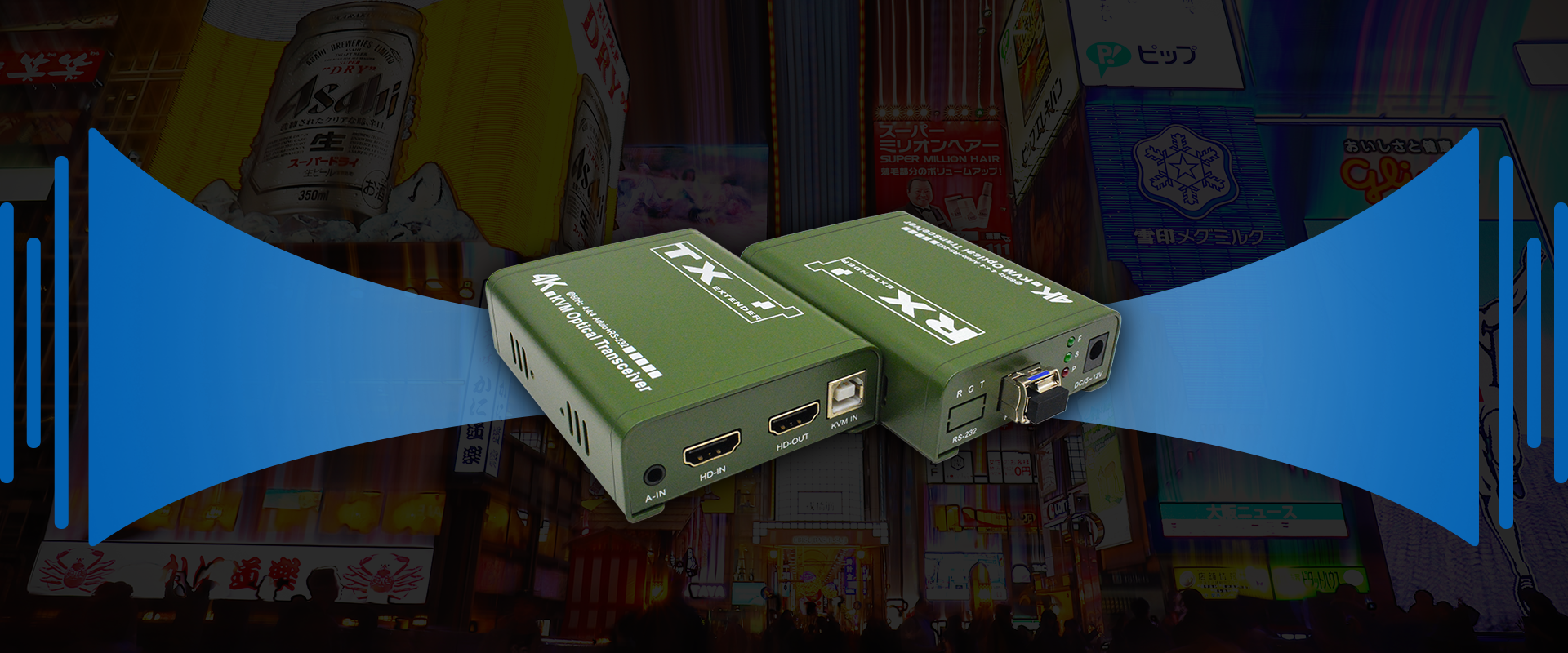 M-HFK20U 4K HD+KVM光纤传输器